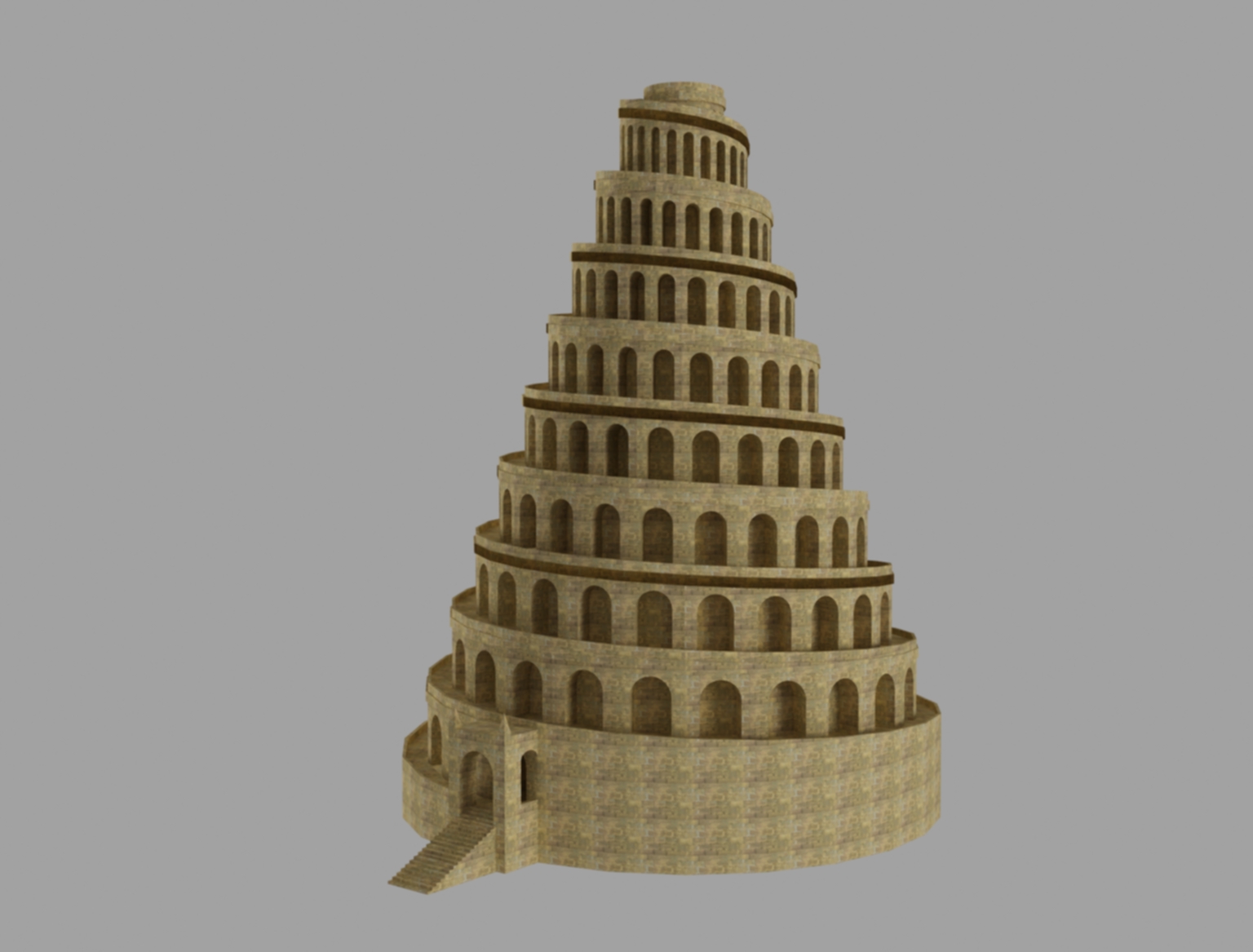 tower of babel 3d model